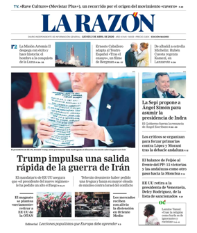 Cover of La Razon (Madrid)