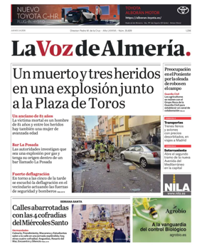 Cover of La Voz de Almeria