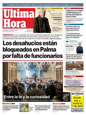Cover of Ultima Hora