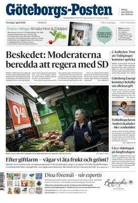 Cover of Goteborgs-Posten