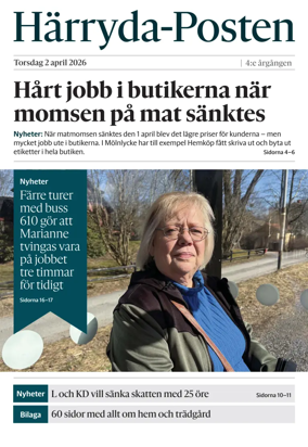 Cover of Harryda-Posten