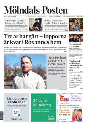 Cover of Molndals-Posten