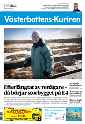 Cover of Vasterbottens-Kuriren