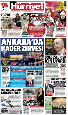 Cover of Hurriyet