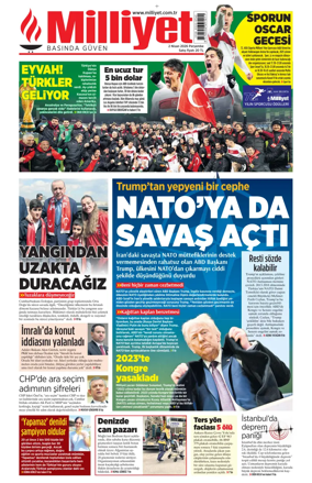 Cover of Milliyet
