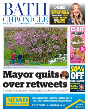 Cover of Bath Chronicle