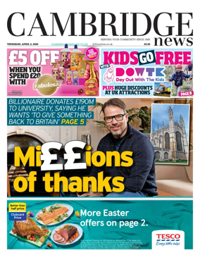 Cover of Cambridge News