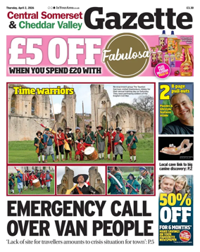 Cover of Central Somerset & Cheddar Valley Gazette