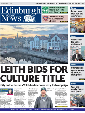 Cover of Edinburgh Evening News