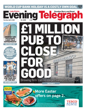 Cover of Evening Telegraph (First Edition)