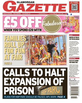 Cover of Glamorgan Gazette