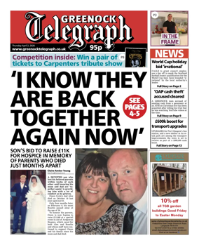 Cover of Greenock Telegraph