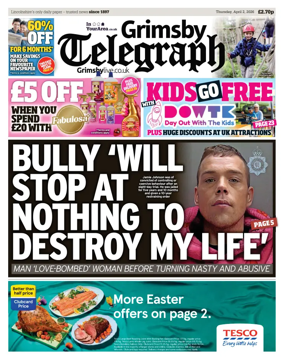 Cover of Grimsby Telegraph