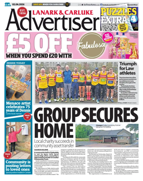 Cover of Lanark & Carluke Advertiser