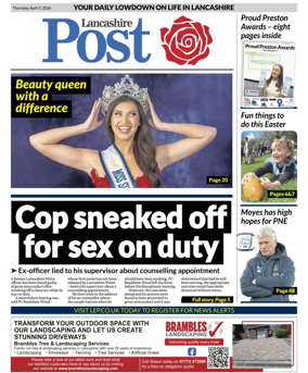 Cover of Lancashire Evening Post