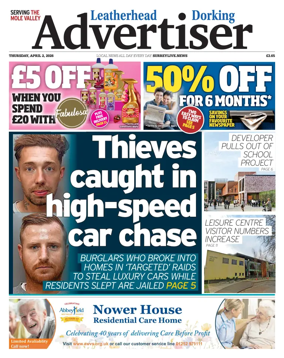Cover of Leatherhead & Dorking Advertiser