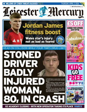 Cover of Leicester Mercury