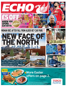Cover of Liverpool Echo
