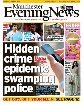 Cover of Manchester Evening News