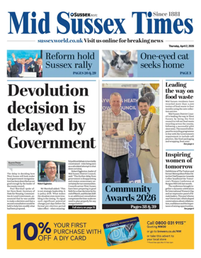 Cover of Mid Sussex Times