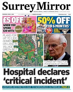 Cover of Surrey Mirror