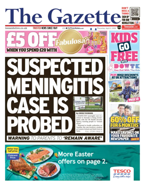 Cover of Teesside Evening Gazette