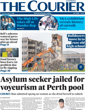 Cover of The Courier & Advertiser (Perth and Perthshire Edition)