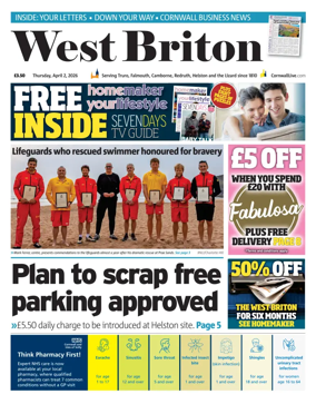 Cover of West Briton (Falmouth Penryn Helston The Lizard)