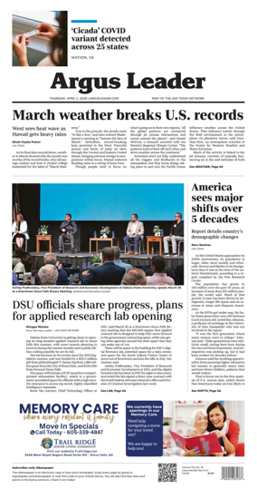 Cover of Argus Leader