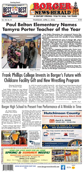 Cover of Borger News-Herald