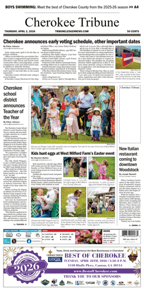 Cover of Cherokee Tribune