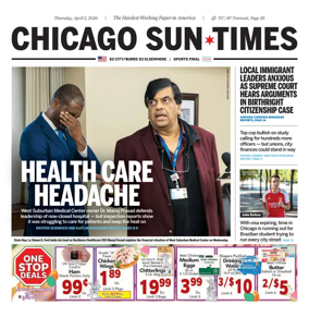 Cover of Chicago Sun-Times