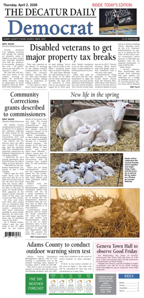 Cover of The Decatur Daily Democrat