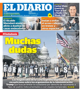 Cover of El Diario