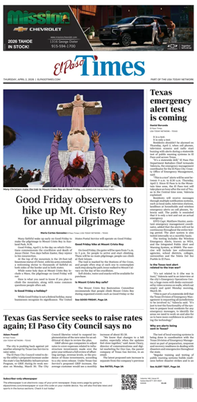 Cover of El Paso Times