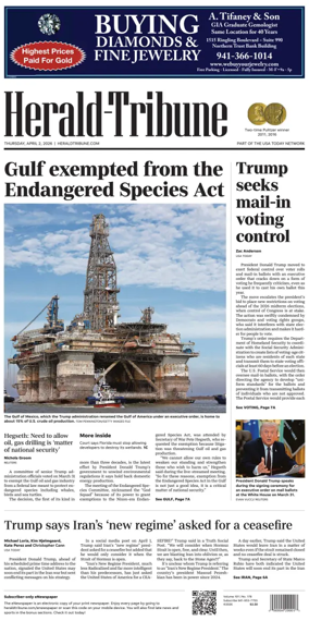 Cover of Herald-Tribune