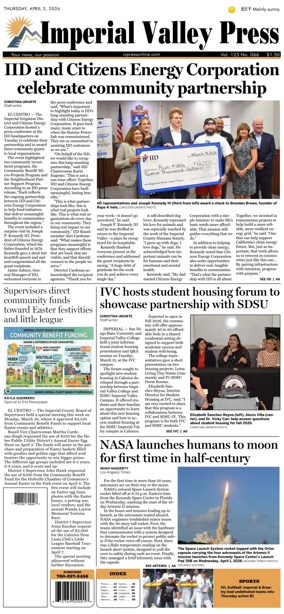 Cover of Imperial Valley Press