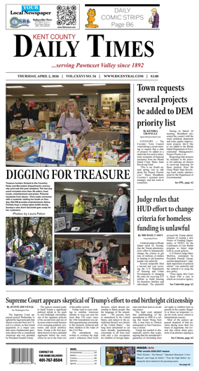 Cover of Kent County Daily Times