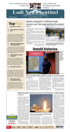 Cover of Lodi News-Sentinel