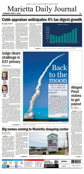 Cover of Marietta Daily Journal