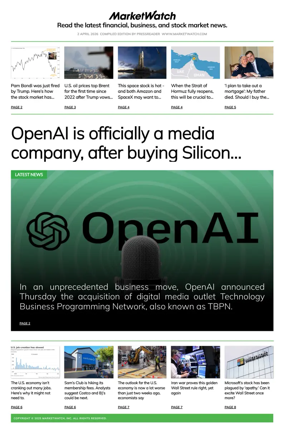 Cover of Market Watch