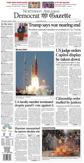 Cover of Northwest Arkansas Democrat-Gazette