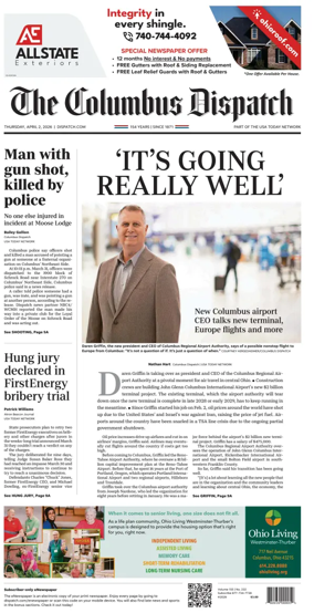 Cover of The Columbus Dispatch