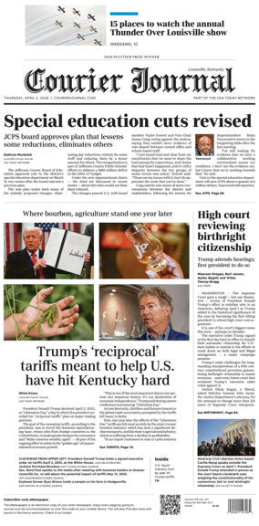 Cover of The Courier-Journal (Louisville)