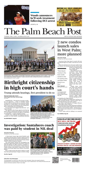 Cover of The Palm Beach Post