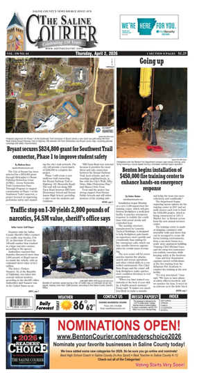 Cover of The Saline Courier