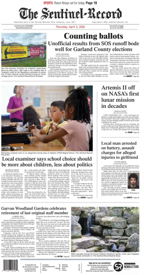 Cover of The Sentinel-Record