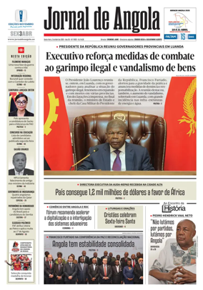Cover of Jornal de Angola