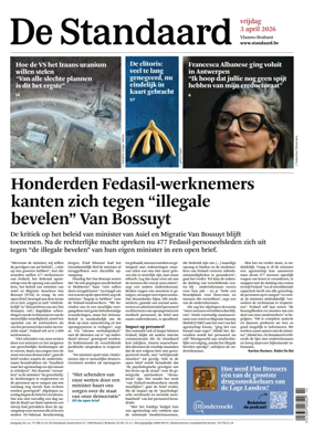 Cover of De Standaard
