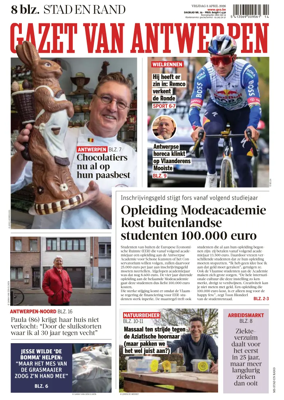 Cover of Gazet van Antwerpen Stad en Rand